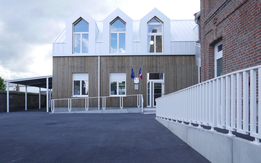 Extension et réhabilitation d&rsquo;une école élémentaire à Flines-lez-Mortagne